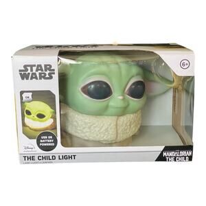 Stars Wars The Child Light Disney Mandalorian Baby Grogu Usb and Battery powered